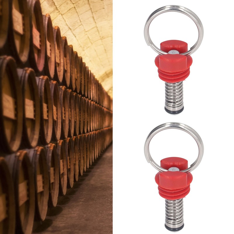 2Pcs Keg Pressure Relief Valve Ball Lock Lid Cornelius Style