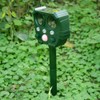 Outdoor USB Rechargeable Solar Power Ultrasonic Animal Repellent Dog Cat
