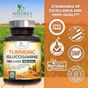 Turmeric Curcumin Supplement - 95% Curcuminoids with Glucosamine, Ginger &