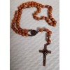 Unbranded CHRISTIAN CATHOLIC ROSARY Beads 8mm Saint BENEDICT Woven Rope