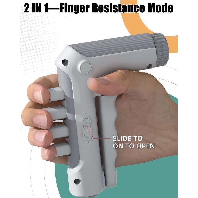 Hand Grip, Hand Strengthener, Finger Exerciser, Smart Counting Hand Exerciser