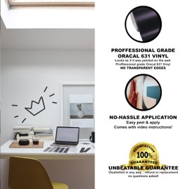 My Vinyl Story King Queen Royal Crown Funny Decal Sticker Decor Bedroom Decoration Art Decal Decoration Adhesive Removable Vinyl Artwork Kids Decorative Wall Art Graphic Signs