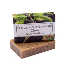 Clovelly Soap Co Natural Handmade Exfoliating Soap Bar with Clove for all Skin Types 100g