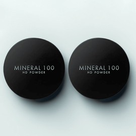 APIEU Mineral 100 HD Powder 5.5g, white, 2 units / 어퓨 미네랄 100 HD 파우더 5.5g, 화이트, 2개