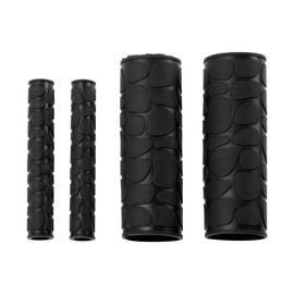 X AUTOHAUX 1 1/8" / 29mm 1 1/8" / 29mm Motorcycle Hand Grips Cover Kit Non Slip Rubber Handlebar Grips for Motorcycle Scooter Bicycle ATV Black 1 Set