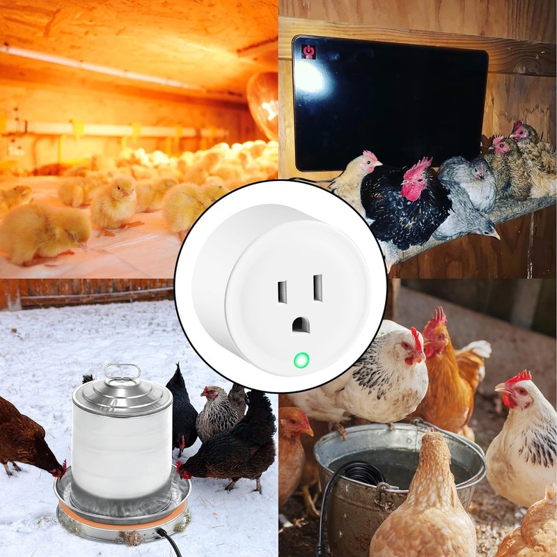 Zoblise Thermostatically Controlled Outlet: (3 PCS) Automatically Turn on Below