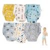 Pañales Ecológicos De Tela Para Bebé 6 Pañales 100 Algodón