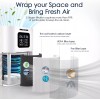AMEIFU Quiet Air Purifier for Bedroom Home Office, Hepa Air
