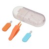 Baby Ear Nose Cleaner Set TPR Portable Double Head Safely