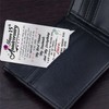 Alotozo 15 Year Wedding Anniversary Card - Engraved Wallet Card