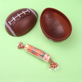 Candy Filled Easter Eggs, Sports Themed for Hunts and Baskets, 12 Pieces