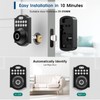 Advwin Fingerprint Smart Door Lock, Keyless Entry Door Lock, Easy