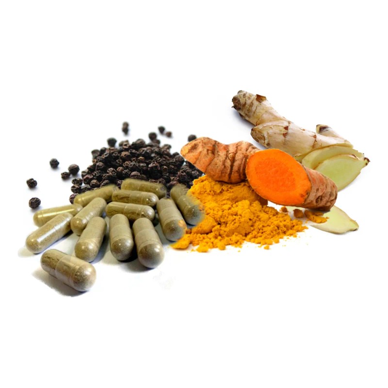 Cápsulas De Cúrcuma, Jengibre Y Pimienta Negra | 2 Botes