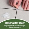 IGXX 500 Pieces Tile Spacers, 4mm Tile Spacers, Decorative Tiles,