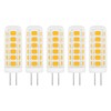 TZHILAN G4 LED Light Bulb 120V Dimmable, Brighter with Glass