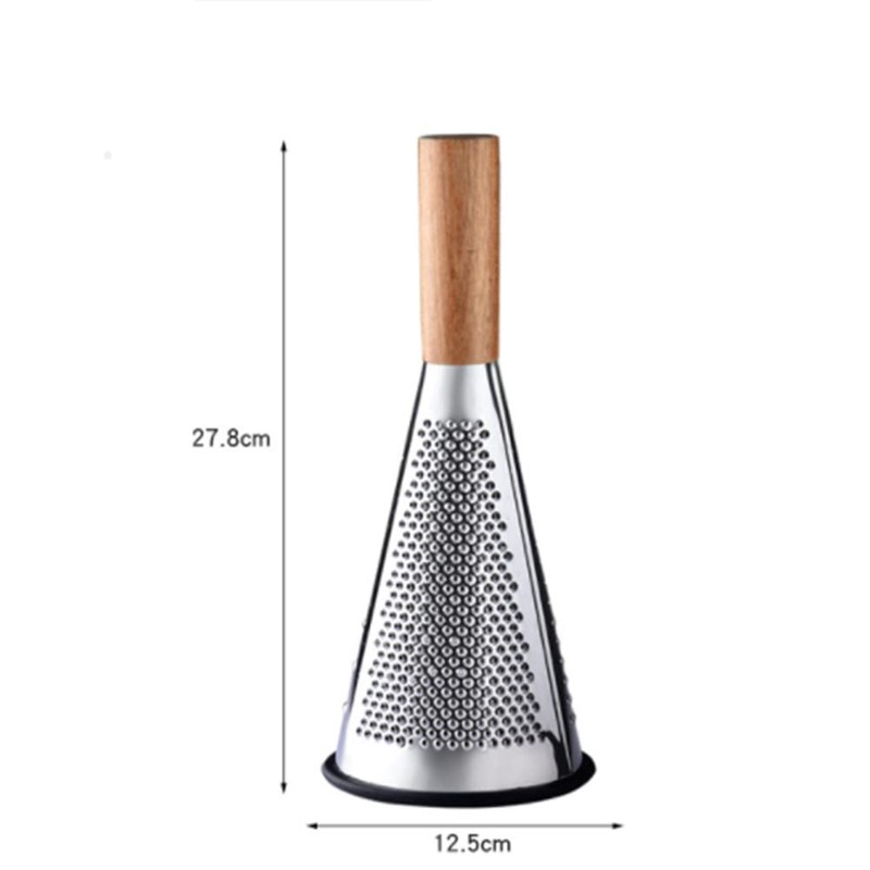 3 Sided Multifunction Box Grater, Stainless Steel Grater for Cheese