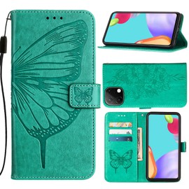 Covthch for Umidigi G9T Case, Umidigi G9C Case, Leather Kickstand Feature, Magnetic Buckle Shockproof Full Body Protection Wallet Cover for Umidigi G9 5G / Umidigi G9A 6.75" [3 Card Slots] -Green