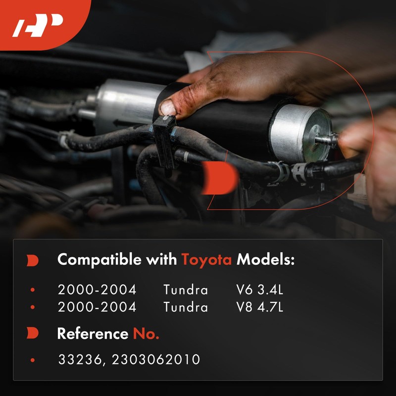 A-Premium Fuel Filter Compatible with Toyota Tundra 2000 2001 2002