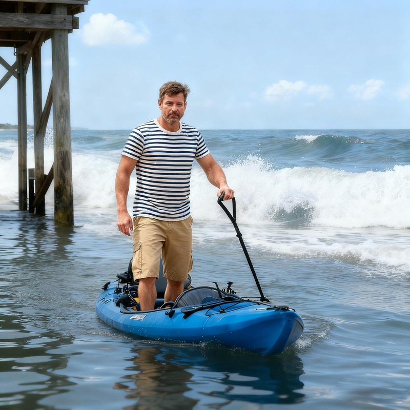 DanVirtuous 2 Pcs Kayak Stand Up Assist Strap Canoe Drag