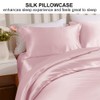 Silk Pillowcase 2 Pack for Hair and Skin with Hidden