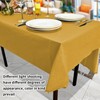[6 Pack] Gold Paper Tablecloth Disposable for Rectangle Tables, 54
