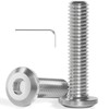 Pack of 20 M5 x 20 Flat Head Screws Stainless