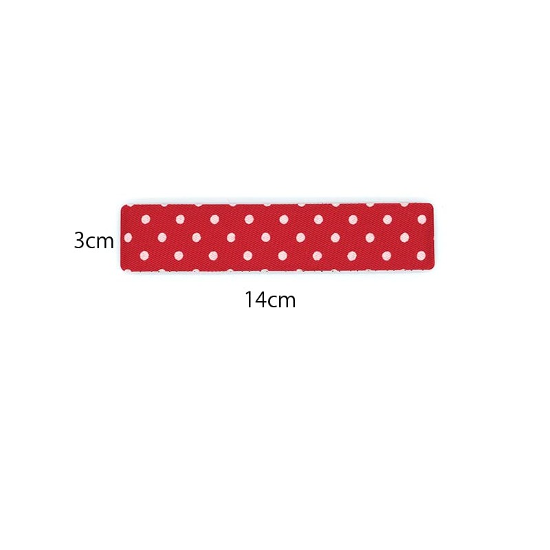 Kamipita Legtangle(14*3cm) Cute Velcro Hair Clips, Hairpins, Short Hairbands, Hairbands(Dot