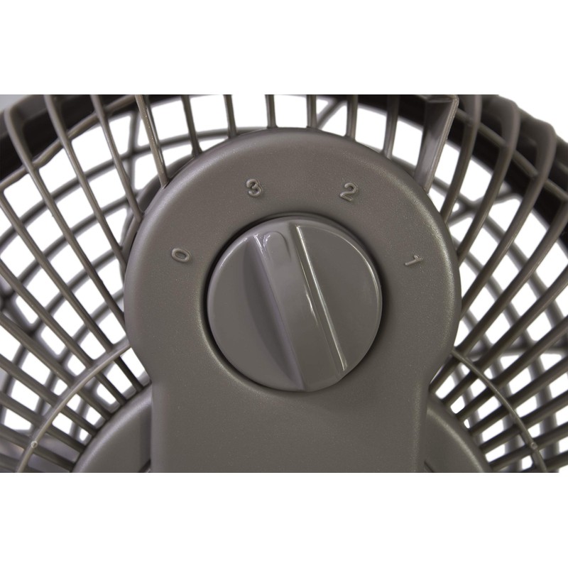 Air King 9530 9-Inch 3-Speed High Performance Pivot Fan, gray