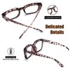 JiSoo Oversized Reading Glasses for Women 2.25, Stylish Designer Readers