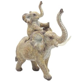 Lesser & Pavey Elephant with Calf Figurine For Home & Office | Home Decor Ornaments Gift For Women & Men | Beautiful Figurine For Indoor & Outdoor | Living Room Decor Ornaments