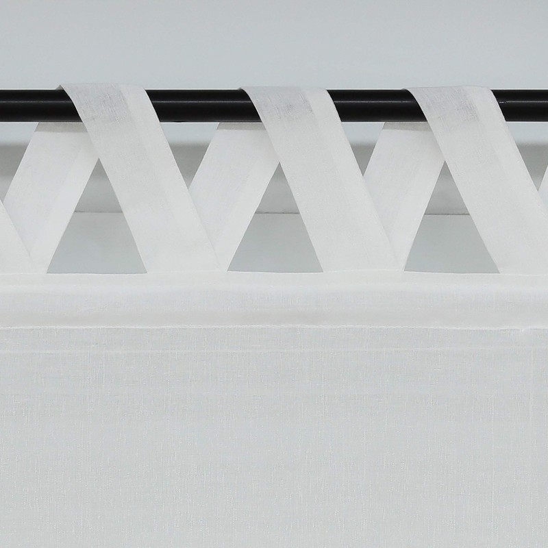 Joyswahl Mila Roman Blind Semi-Transparent Plain Colour with Loops Window