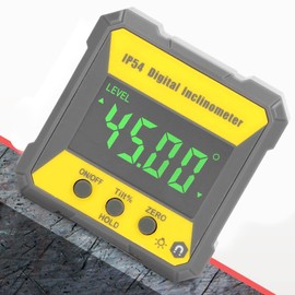 Buscador de ángulo Digital, Medidor de ángulo Electrónico, Inclinómetro Digital de Alta Precisión, Mini Medidor de ángulo Magnético Transportador de Nivel Digital con Pantalla LCD Retroiluminada
