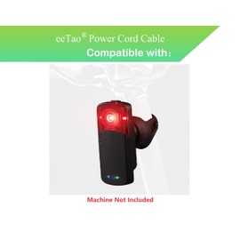eeTao 5V USBC Charging Cable Compatible with Bryton Gardia R300L Cycling/Bike Radar with Tail Light Rechargeable Battery DC5V 1A 5VDC 1000mAh 5.0V 1.0A Power Supply Cord