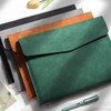 Jinchuan File Folder, PU Leather, A4 A5, Waterproof, Document Folder,