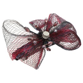 BIUDECO Elegant Bow Hair Clip for Women Chic Ponytail Holder Stylish Barrette for Weddings Parties and Special Occasions and Non- Design for Dressing up and Everyday Use