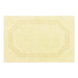 Laura Ashley Reversible Cotton 21 x 34 in. Bath Mat, Yellow