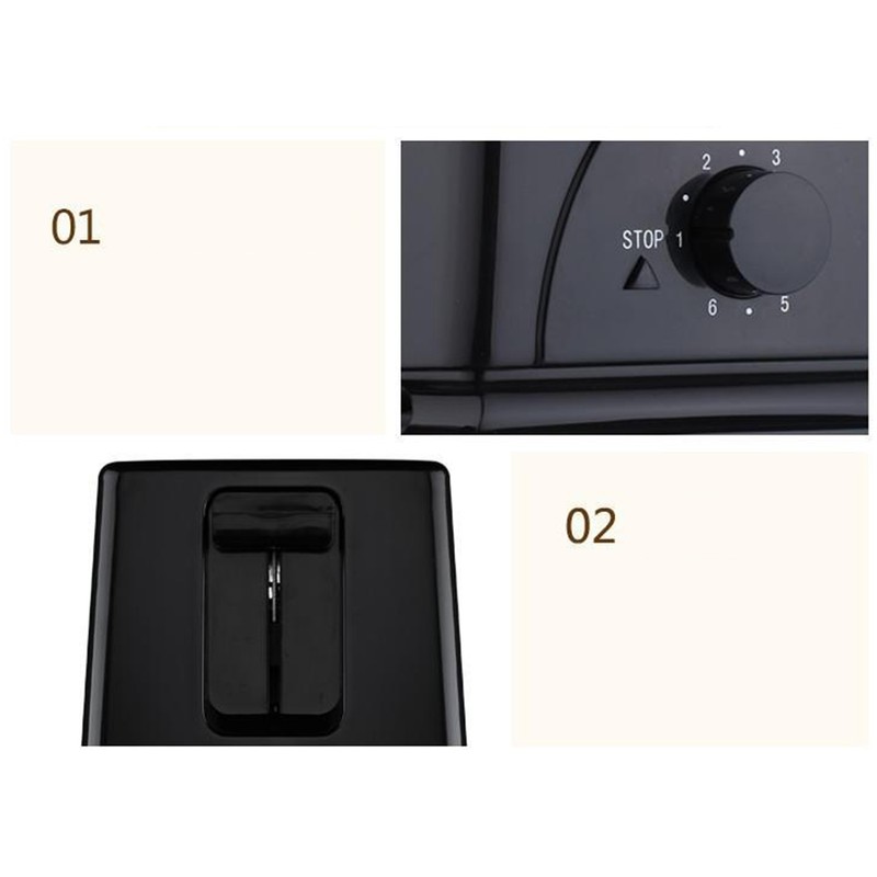 BH 002 Automatic Toaster Multifunctional 2 Slice Toaster Home Breakfast