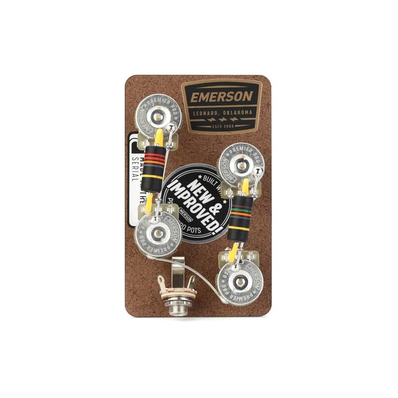 Emerson Custom Prewired Kit for Gibson Les Paul Guitars -