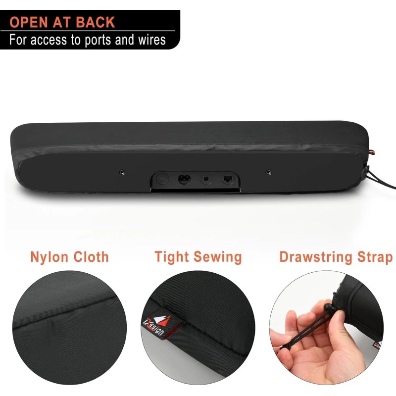 For Sonos Dust Cover for Sonos Ray Soundbar, Nylon Protective