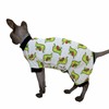 Sphynx Cat Four Leg Cotton Pajamas Elastic Pet Clothes for