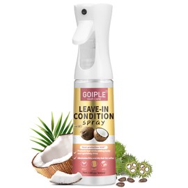 Leave In Conditioner & Heat Protectant Spray Smooth Flyaways Add Shine - 450 'F Heat Protectant Spray Frizz Control Thermal Pretection Enhancer Blow-Dry Support Thermal Styling Mist for All Hair Types