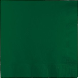 Club Pack of 250 Hunter Green Premium 3-Ply Disposable Dinner Party Napkins 8.75"