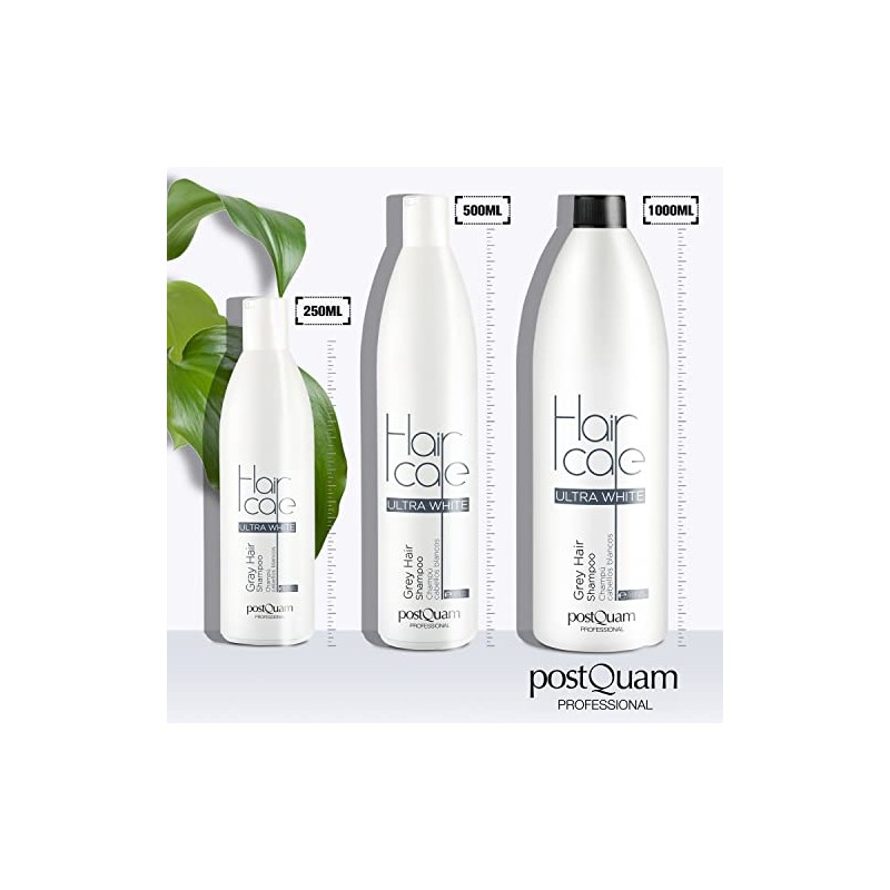 POSTQUAM PQP03041 Shampoo Whites 1000 ml for adults, ideal for