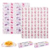 Bekecidi Wax Paper Greaseproof Food Wrapping Paper, 100 Sheets Rose