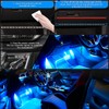 72 LED RGB Car LED Interior Lighting with App /