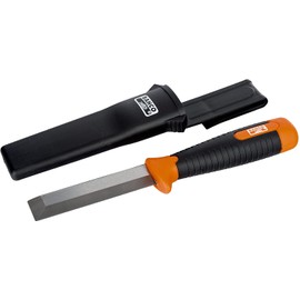 Bahco BAH2448 Chisel Knife with case , Black