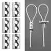 EMSea 20Pcs Rope Clamps Rope Connectors Fittings Code Lock Rope