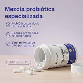 Probióticos Floraelite Lactobacillus Plantarum y Pediococcus NUTRAVIA