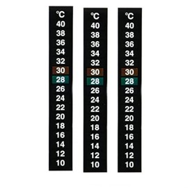 CENPEK 3 x Thermometer Strips Aquarium Fish Thermometer Temperature Sticker Digital Dual Scale