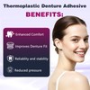 Thermoplastic Denture Adhesive,Ultra Max Hold Denture Adhesive,Improving Comfort Caring (2pcs)